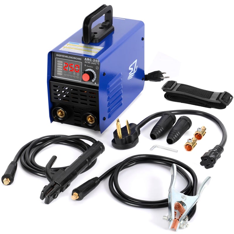 S7 250A 110/220V Stick Welder,ARC/Lift TIG Welding Machine with Synergic Control,IGBT Inverter,Hot Start,Arc Force and Anti-Stick - Image 1